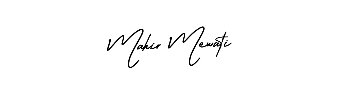 Make a beautiful signature design for name Mahir Mewati. Use this online signature maker to create a handwritten signature for free. Mahir Mewati signature style 3 images and pictures png