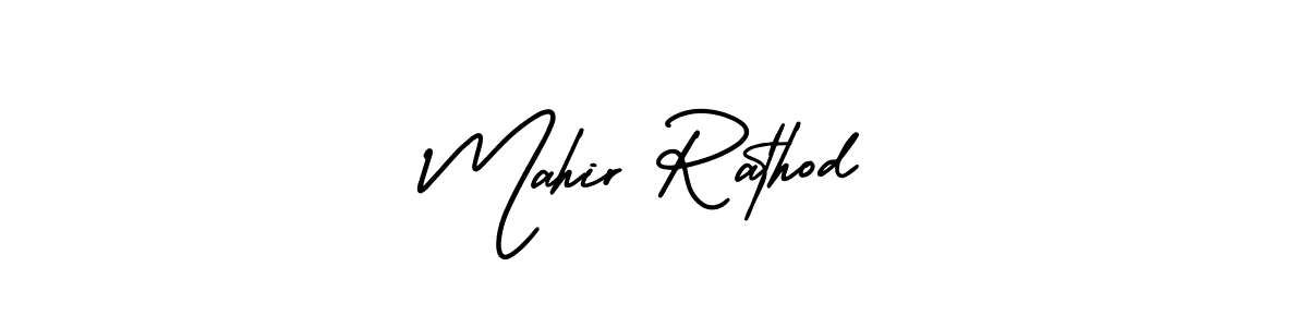 Also You can easily find your signature by using the search form. We will create Mahir Rathod name handwritten signature images for you free of cost using AmerikaSignatureDemo-Regular sign style. Mahir Rathod signature style 3 images and pictures png