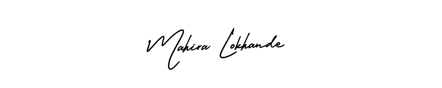 Similarly AmerikaSignatureDemo-Regular is the best handwritten signature design. Signature creator online .You can use it as an online autograph creator for name Mahira Lokhande. Mahira Lokhande signature style 3 images and pictures png