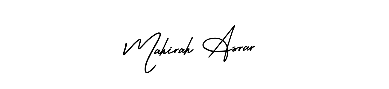 How to make Mahirah Asrar signature? AmerikaSignatureDemo-Regular is a professional autograph style. Create handwritten signature for Mahirah Asrar name. Mahirah Asrar signature style 3 images and pictures png