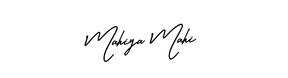 AmerikaSignatureDemo-Regular is a professional signature style that is perfect for those who want to add a touch of class to their signature. It is also a great choice for those who want to make their signature more unique. Get Mahiya Mahi name to fancy signature for free. Mahiya Mahi signature style 3 images and pictures png