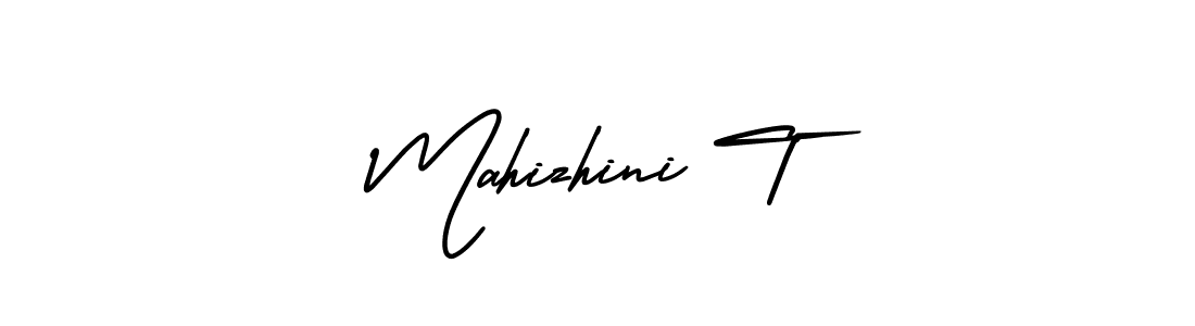 Create a beautiful signature design for name Mahizhini T. With this signature (AmerikaSignatureDemo-Regular) fonts, you can make a handwritten signature for free. Mahizhini T signature style 3 images and pictures png