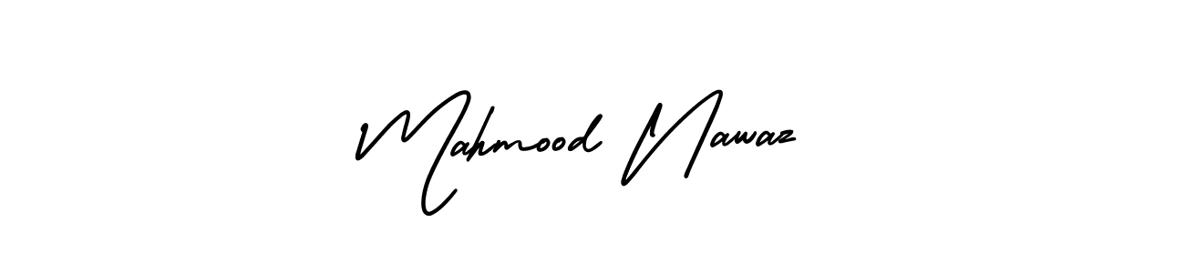 How to make Mahmood Nawaz signature? AmerikaSignatureDemo-Regular is a professional autograph style. Create handwritten signature for Mahmood Nawaz name. Mahmood Nawaz signature style 3 images and pictures png