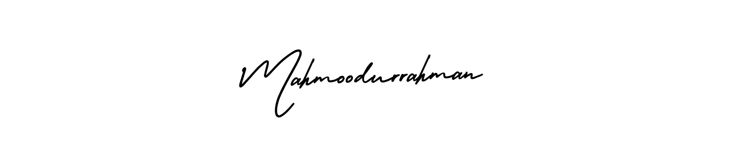 This is the best signature style for the Mahmoodurrahman name. Also you like these signature font (AmerikaSignatureDemo-Regular). Mix name signature. Mahmoodurrahman signature style 3 images and pictures png