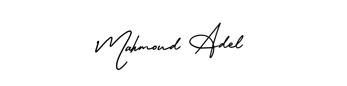 Design your own signature with our free online signature maker. With this signature software, you can create a handwritten (AmerikaSignatureDemo-Regular) signature for name Mahmoud Adel. Mahmoud Adel signature style 3 images and pictures png