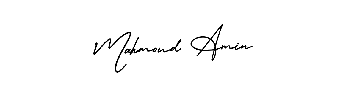 Make a beautiful signature design for name Mahmoud Amin. With this signature (AmerikaSignatureDemo-Regular) style, you can create a handwritten signature for free. Mahmoud Amin signature style 3 images and pictures png