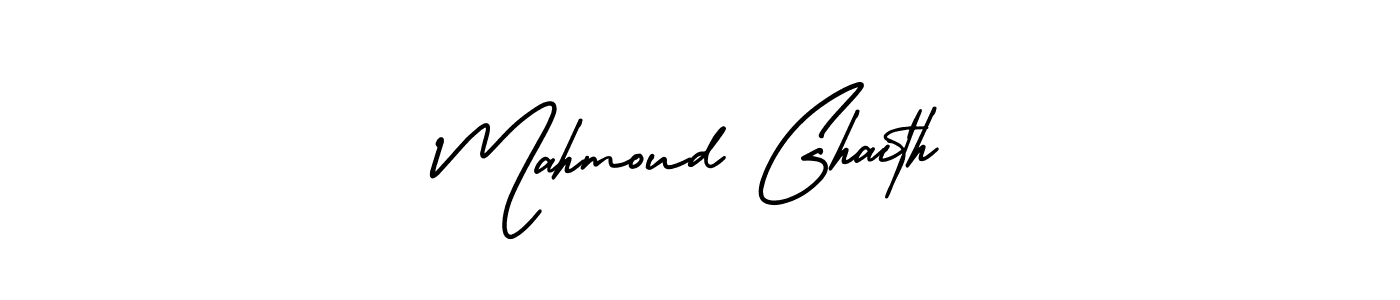 AmerikaSignatureDemo-Regular is a professional signature style that is perfect for those who want to add a touch of class to their signature. It is also a great choice for those who want to make their signature more unique. Get Mahmoud Ghaith name to fancy signature for free. Mahmoud Ghaith signature style 3 images and pictures png