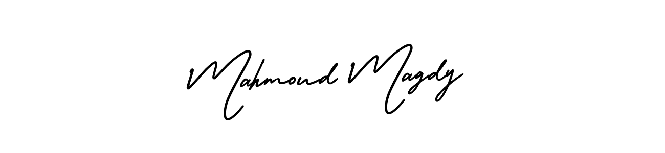 Make a short Mahmoud Magdy signature style. Manage your documents anywhere anytime using AmerikaSignatureDemo-Regular. Create and add eSignatures, submit forms, share and send files easily. Mahmoud Magdy signature style 3 images and pictures png