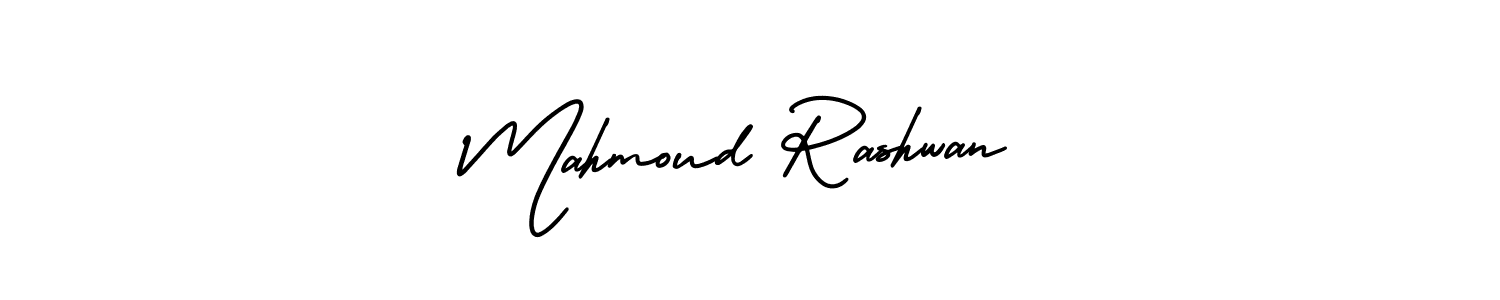 Design your own signature with our free online signature maker. With this signature software, you can create a handwritten (AmerikaSignatureDemo-Regular) signature for name Mahmoud Rashwan. Mahmoud Rashwan signature style 3 images and pictures png