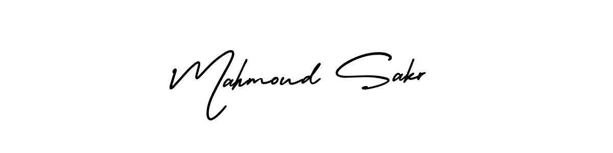 Mahmoud Sakr stylish signature style. Best Handwritten Sign (AmerikaSignatureDemo-Regular) for my name. Handwritten Signature Collection Ideas for my name Mahmoud Sakr. Mahmoud Sakr signature style 3 images and pictures png