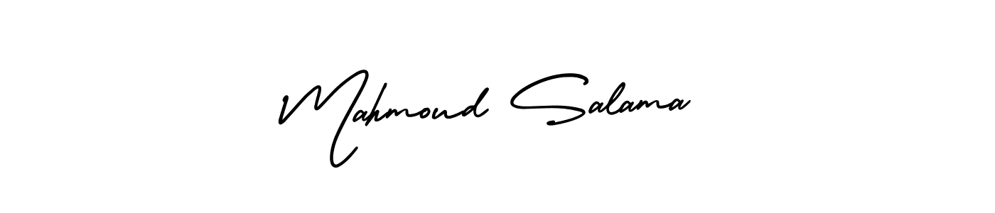 How to make Mahmoud Salama signature? AmerikaSignatureDemo-Regular is a professional autograph style. Create handwritten signature for Mahmoud Salama name. Mahmoud Salama signature style 3 images and pictures png