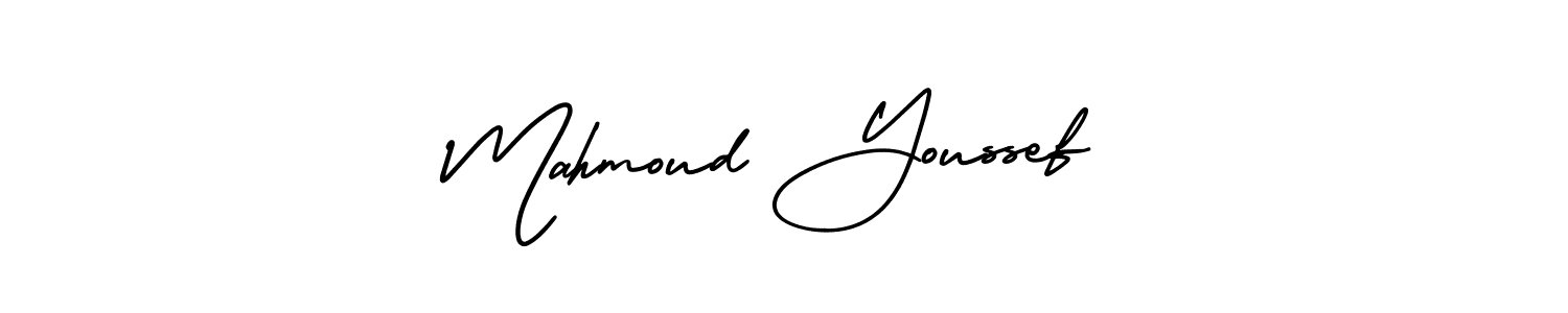 This is the best signature style for the Mahmoud Youssef name. Also you like these signature font (AmerikaSignatureDemo-Regular). Mix name signature. Mahmoud Youssef signature style 3 images and pictures png
