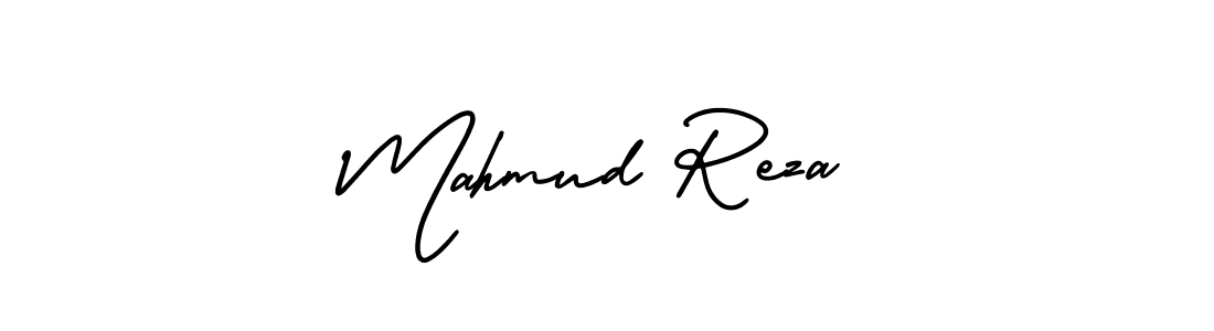Use a signature maker to create a handwritten signature online. With this signature software, you can design (AmerikaSignatureDemo-Regular) your own signature for name Mahmud Reza. Mahmud Reza signature style 3 images and pictures png
