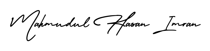 Create a personalized artistic stamp with Mahmudul Hasan Imran in AmerikaSignatureDemo-Regular font. Perfect for visual artists, designers, and influencers. Mahmudul Hasan Imran signature style 3 images and pictures png