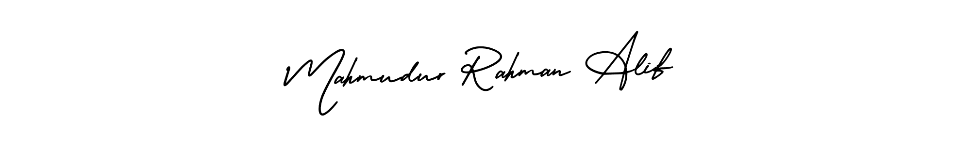 How to make Mahmudur Rahman Alif name signature. Use AmerikaSignatureDemo-Regular style for creating short signs online. This is the latest handwritten sign. Mahmudur Rahman Alif signature style 3 images and pictures png