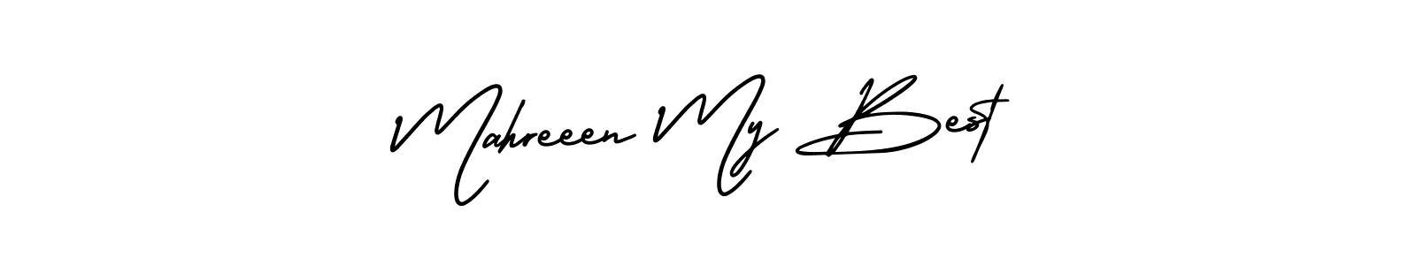 Best and Professional Signature Style for Mahreeen My Best. AmerikaSignatureDemo-Regular Best Signature Style Collection. Mahreeen My Best signature style 3 images and pictures png
