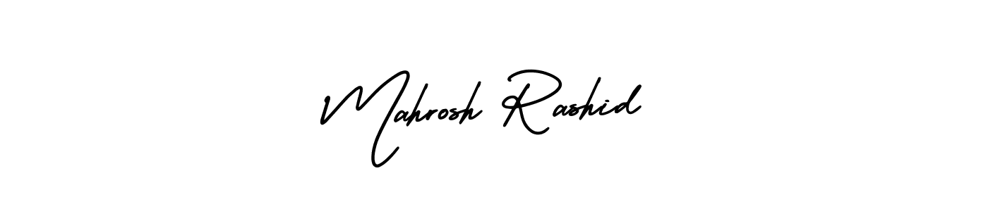 Also You can easily find your signature by using the search form. We will create Mahrosh Rashid name handwritten signature images for you free of cost using AmerikaSignatureDemo-Regular sign style. Mahrosh Rashid signature style 3 images and pictures png