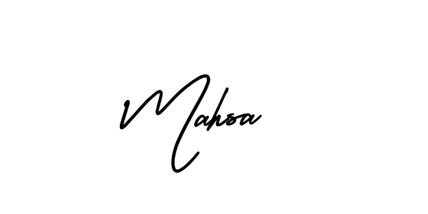 Make a beautiful signature design for name Mahsa . With this signature (AmerikaSignatureDemo-Regular) style, you can create a handwritten signature for free. Mahsa  signature style 3 images and pictures png