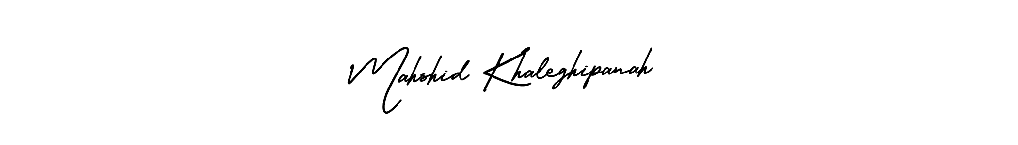 Make a beautiful signature design for name Mahshid Khaleghipanah. Use this online signature maker to create a handwritten signature for free. Mahshid Khaleghipanah signature style 3 images and pictures png