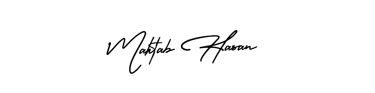 It looks lik you need a new signature style for name Mahtab Hasan. Design unique handwritten (AmerikaSignatureDemo-Regular) signature with our free signature maker in just a few clicks. Mahtab Hasan signature style 3 images and pictures png