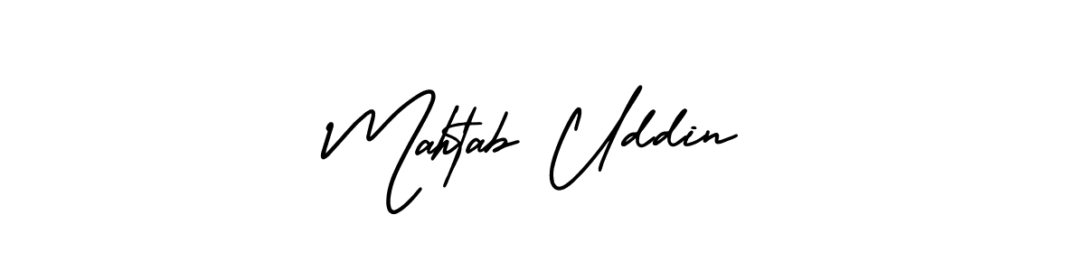AmerikaSignatureDemo-Regular is a professional signature style that is perfect for those who want to add a touch of class to their signature. It is also a great choice for those who want to make their signature more unique. Get Mahtab Uddin name to fancy signature for free. Mahtab Uddin signature style 3 images and pictures png