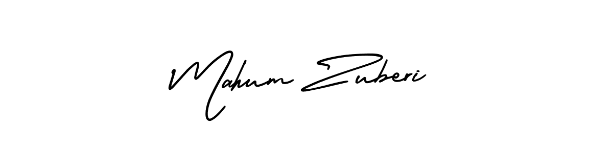 Mahum Zuberi stylish signature style. Best Handwritten Sign (AmerikaSignatureDemo-Regular) for my name. Handwritten Signature Collection Ideas for my name Mahum Zuberi. Mahum Zuberi signature style 3 images and pictures png