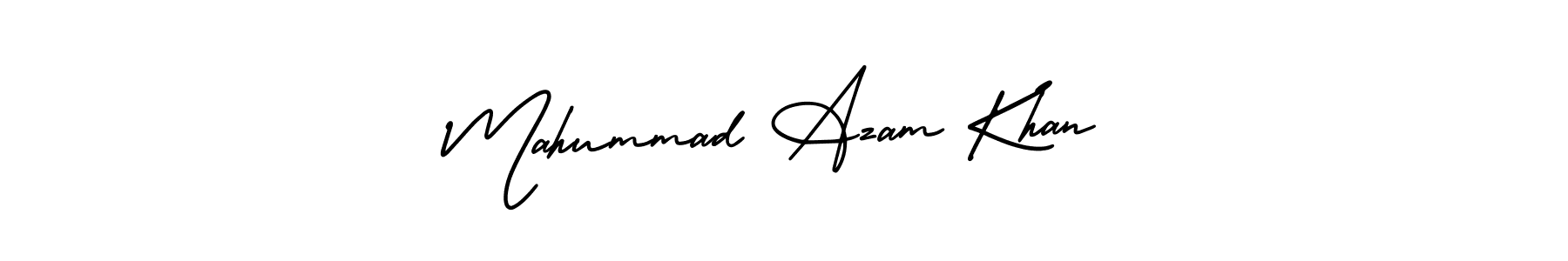 Similarly AmerikaSignatureDemo-Regular is the best handwritten signature design. Signature creator online .You can use it as an online autograph creator for name Mahummad Azam Khan. Mahummad Azam Khan signature style 3 images and pictures png