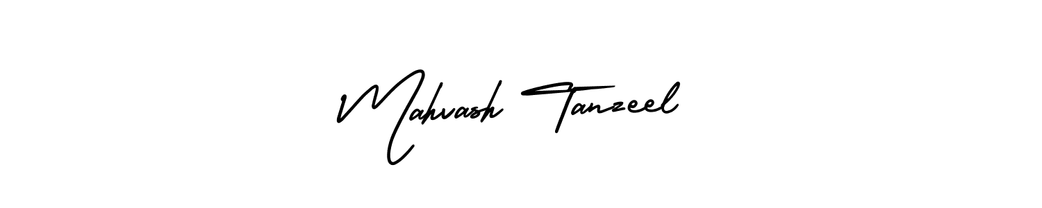 Mahvash Tanzeel stylish signature style. Best Handwritten Sign (AmerikaSignatureDemo-Regular) for my name. Handwritten Signature Collection Ideas for my name Mahvash Tanzeel. Mahvash Tanzeel signature style 3 images and pictures png