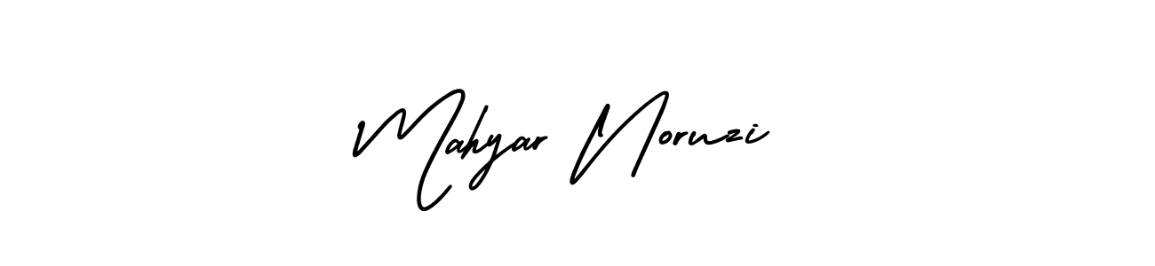 AmerikaSignatureDemo-Regular is a professional signature style that is perfect for those who want to add a touch of class to their signature. It is also a great choice for those who want to make their signature more unique. Get Mahyar Noruzi name to fancy signature for free. Mahyar Noruzi signature style 3 images and pictures png