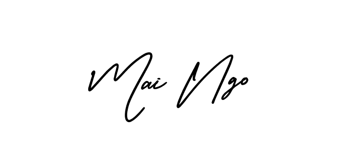 Make a beautiful signature design for name Mai Ngo. Use this online signature maker to create a handwritten signature for free. Mai Ngo signature style 3 images and pictures png