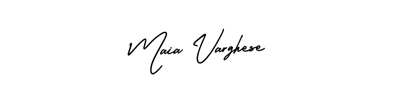 Make a beautiful signature design for name Maia Varghese. Use this online signature maker to create a handwritten signature for free. Maia Varghese signature style 3 images and pictures png