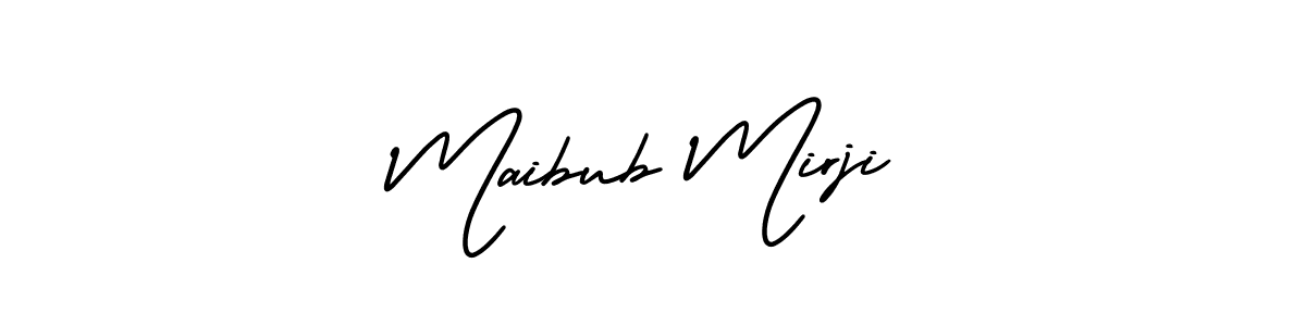 Check out images of Autograph of Maibub Mirji name. Actor Maibub Mirji Signature Style. AmerikaSignatureDemo-Regular is a professional sign style online. Maibub Mirji signature style 3 images and pictures png