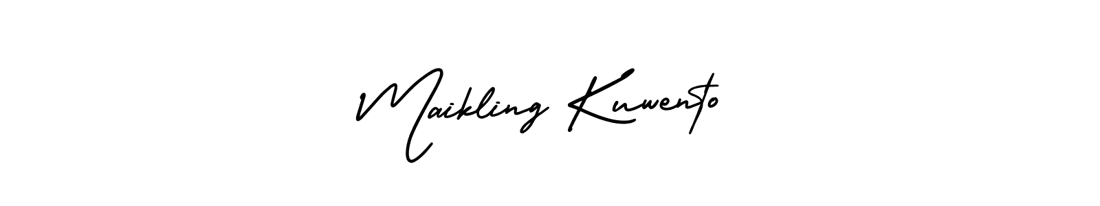 Create a beautiful signature design for name Maikling Kuwento. With this signature (AmerikaSignatureDemo-Regular) fonts, you can make a handwritten signature for free. Maikling Kuwento signature style 3 images and pictures png