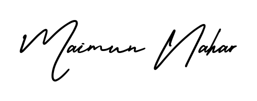 Use a signature maker to create a handwritten signature online. With this signature software, you can design (AmerikaSignatureDemo-Regular) your own signature for name Maimun Nahar. Maimun Nahar signature style 3 images and pictures png