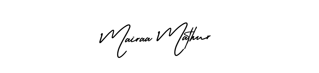 Best and Professional Signature Style for Mairaa Mathur. AmerikaSignatureDemo-Regular Best Signature Style Collection. Mairaa Mathur signature style 3 images and pictures png