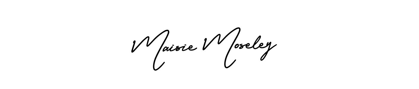 Use a signature maker to create a handwritten signature online. With this signature software, you can design (AmerikaSignatureDemo-Regular) your own signature for name Maisie Moseley. Maisie Moseley signature style 3 images and pictures png