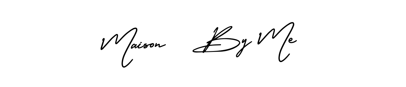 if you are searching for the best signature style for your name Maison   By Me. so please give up your signature search. here we have designed multiple signature styles  using AmerikaSignatureDemo-Regular. Maison   By Me signature style 3 images and pictures png