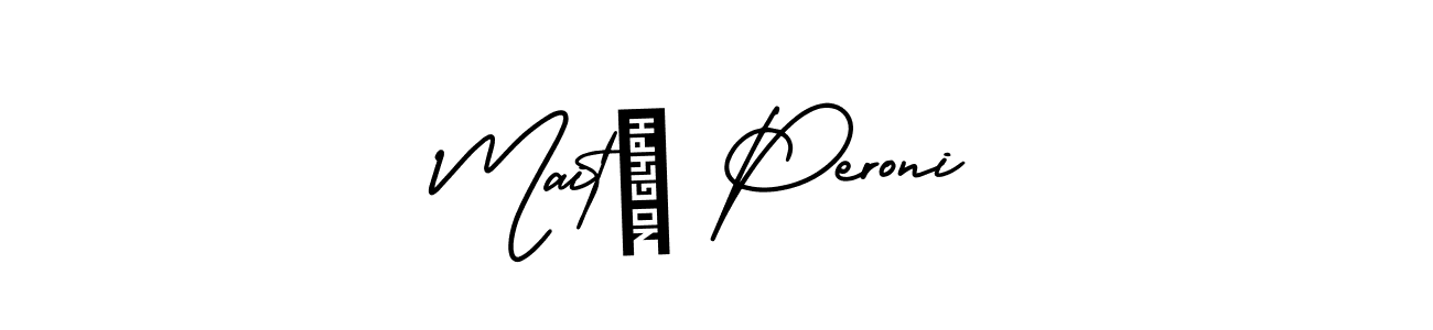 Make a beautiful signature design for name Maitê Peroni. Use this online signature maker to create a handwritten signature for free. Maitê Peroni signature style 3 images and pictures png