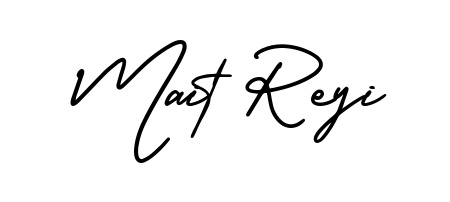 An effortless, minimalist signature concept for Mait Reyi using AmerikaSignatureDemo-Regular design. Clean lines that look great on any document. Mait Reyi signature style 3 images and pictures png