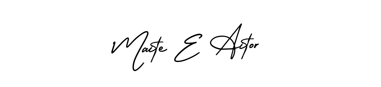 Once you've used our free online signature maker to create your best signature AmerikaSignatureDemo-Regular style, it's time to enjoy all of the benefits that Maite E Aitor name signing documents. Maite E Aitor signature style 3 images and pictures png