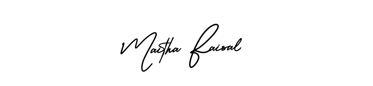 Once you've used our free online signature maker to create your best signature AmerikaSignatureDemo-Regular style, it's time to enjoy all of the benefits that Maitha Faisal name signing documents. Maitha Faisal signature style 3 images and pictures png