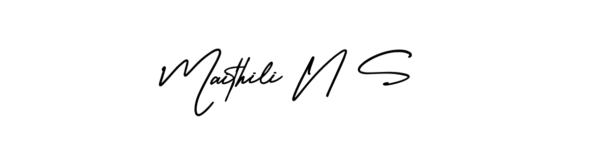 Once you've used our free online signature maker to create your best signature AmerikaSignatureDemo-Regular style, it's time to enjoy all of the benefits that Maithili N S name signing documents. Maithili N S signature style 3 images and pictures png