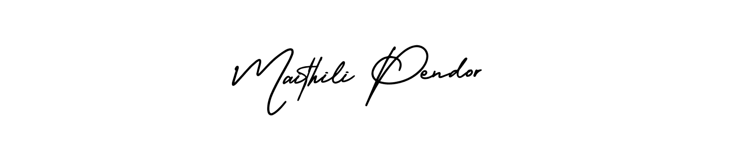 Check out images of Autograph of Maithili Pendor name. Actor Maithili Pendor Signature Style. AmerikaSignatureDemo-Regular is a professional sign style online. Maithili Pendor signature style 3 images and pictures png