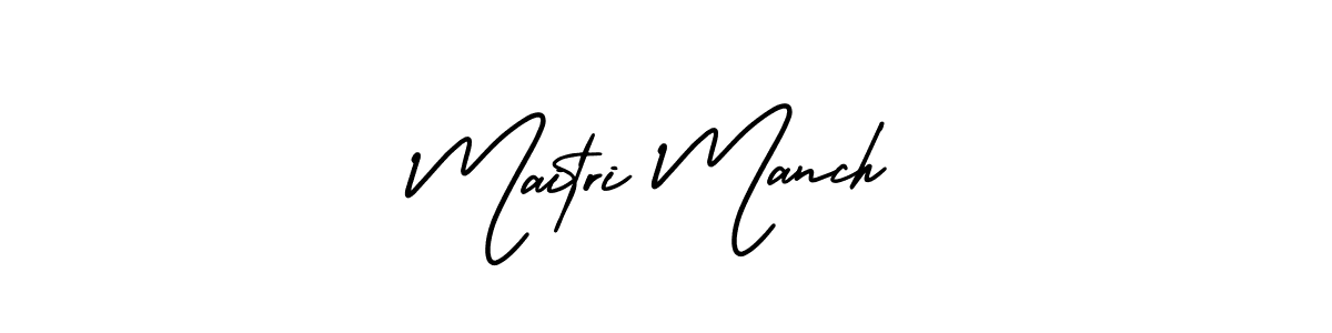 if you are searching for the best signature style for your name Maitri Manch. so please give up your signature search. here we have designed multiple signature styles  using AmerikaSignatureDemo-Regular. Maitri Manch signature style 3 images and pictures png