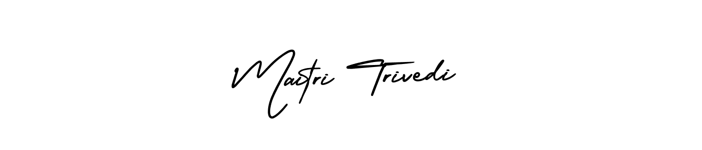Also we have Maitri Trivedi name is the best signature style. Create professional handwritten signature collection using AmerikaSignatureDemo-Regular autograph style. Maitri Trivedi signature style 3 images and pictures png