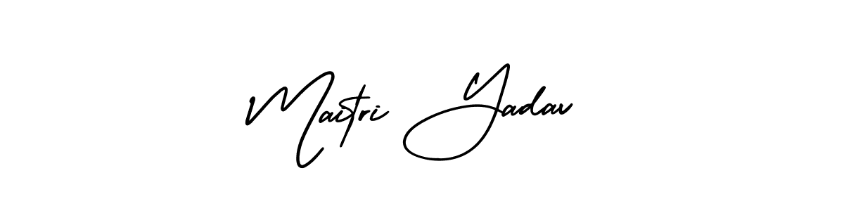 Make a beautiful signature design for name Maitri Yadav. Use this online signature maker to create a handwritten signature for free. Maitri Yadav signature style 3 images and pictures png