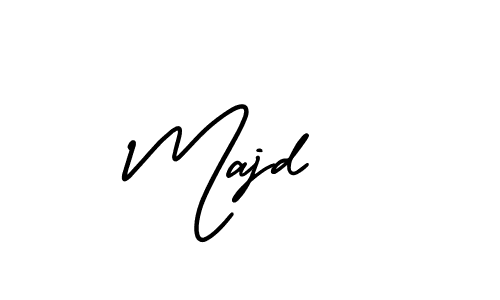 How to make Majd  name signature. Use AmerikaSignatureDemo-Regular style for creating short signs online. This is the latest handwritten sign. Majd  signature style 3 images and pictures png