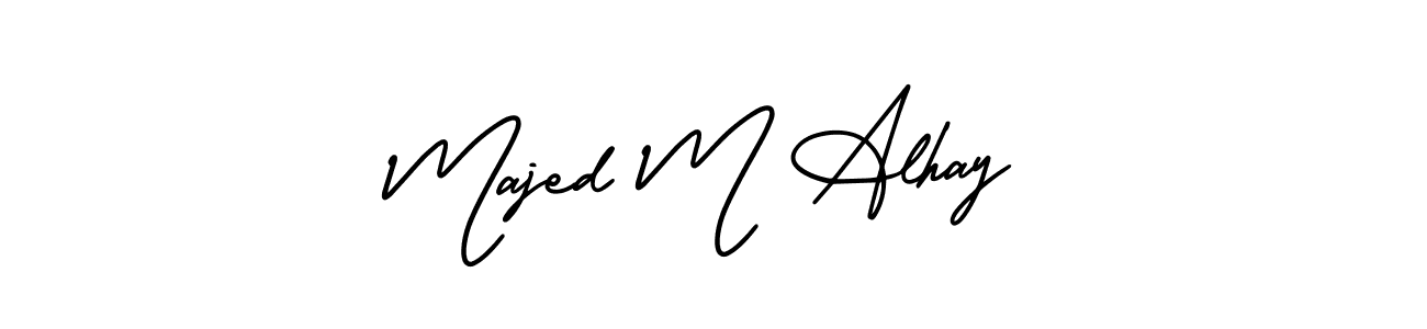 How to Draw Majed M Alhay signature style? AmerikaSignatureDemo-Regular is a latest design signature styles for name Majed M Alhay. Majed M Alhay signature style 3 images and pictures png