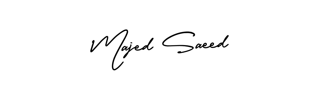 How to make Majed Saeed signature? AmerikaSignatureDemo-Regular is a professional autograph style. Create handwritten signature for Majed Saeed name. Majed Saeed signature style 3 images and pictures png