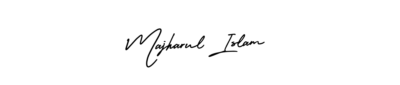 This is the best signature style for the Majharul Islam name. Also you like these signature font (AmerikaSignatureDemo-Regular). Mix name signature. Majharul Islam signature style 3 images and pictures png